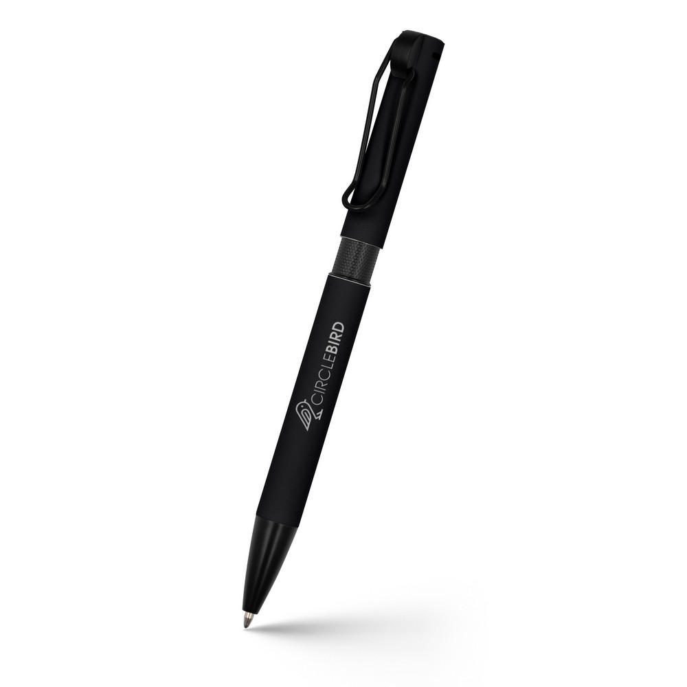 Ball pen with cord clip