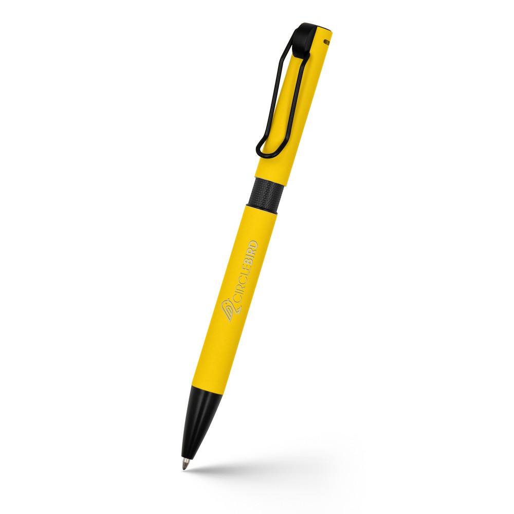 Ball pen with cord clip