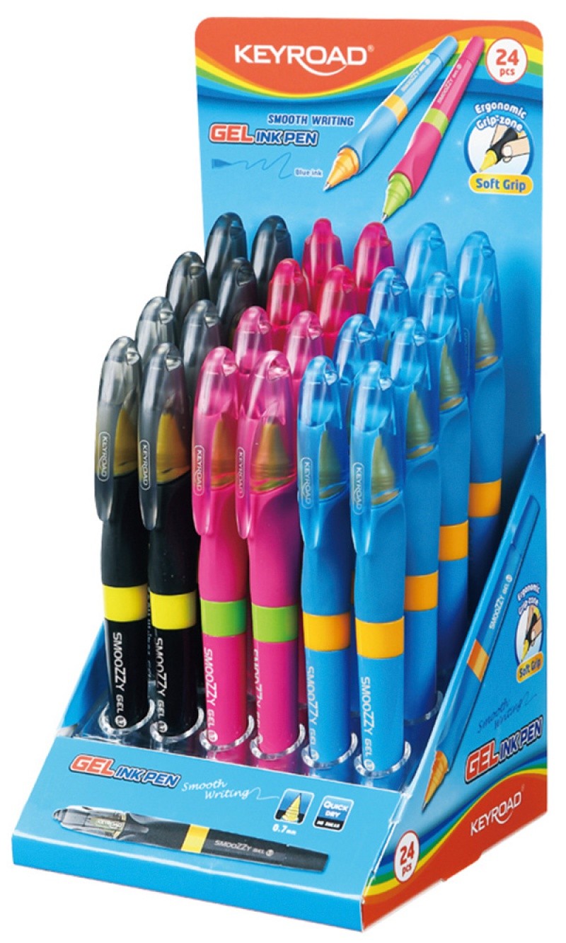 GEL INK PEN, SMOOZZY, KEYROAD. 0,7 MM, BLUE INK