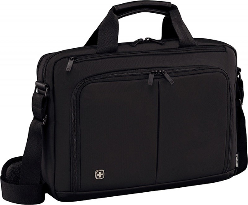 WENGER , SOURCE 16 LAPTOP BRIEFCASE, BLACK (R)