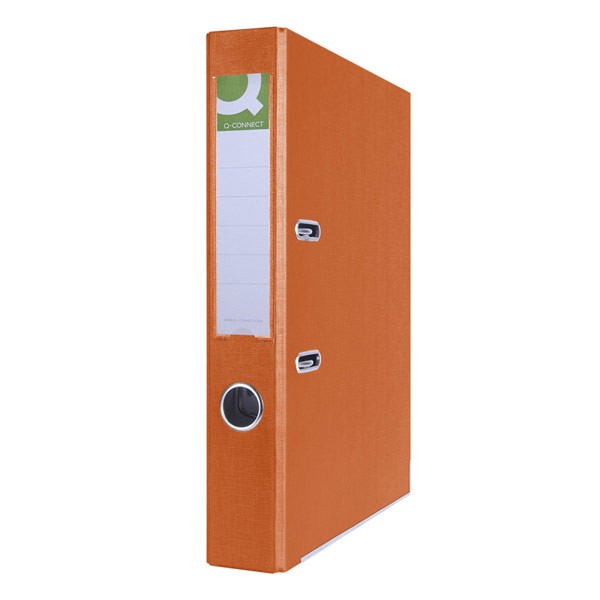 LAF Q-CONNECT WITH METAL SHOE PP/PAPER 5CM ORANGE