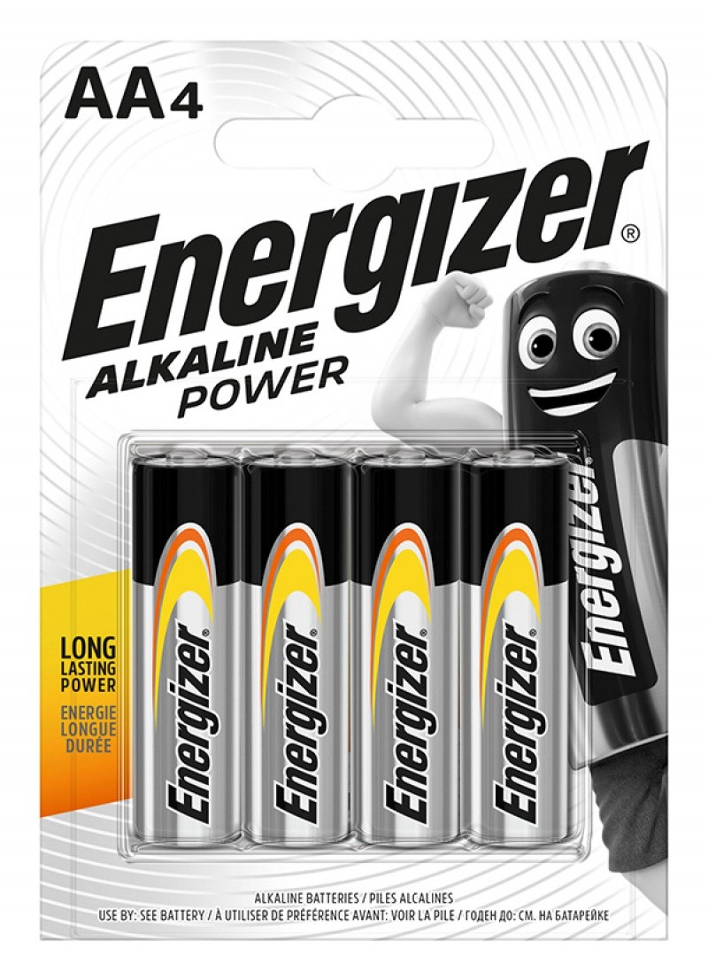 BATTERY ENERGIZER BASE POWER SEAL AA LR6 /4 PCS