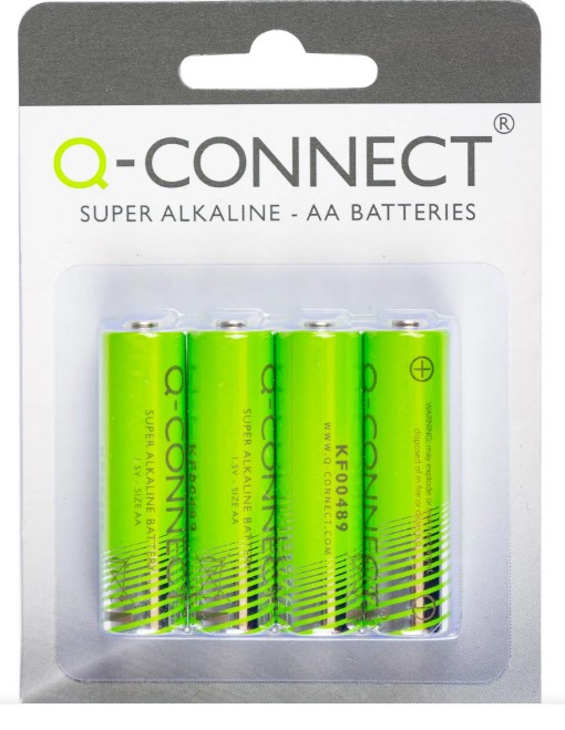 BATTERIES AA Q-CONNECT 1,5V  LR6 4PCS