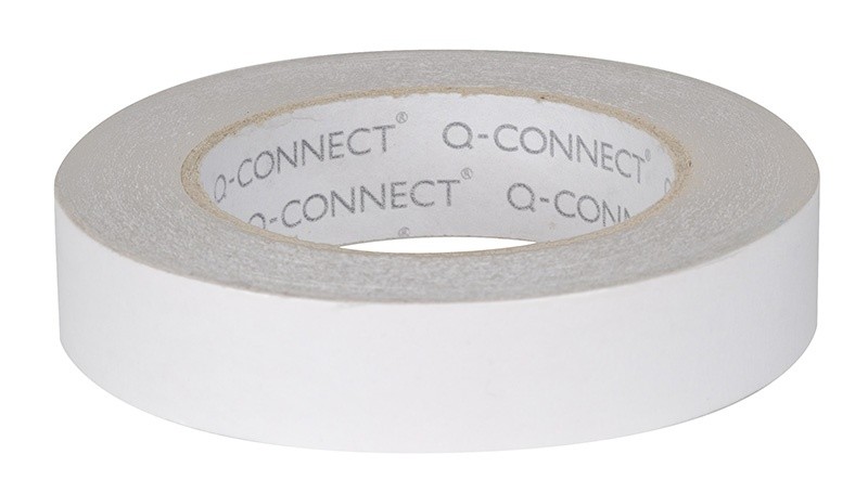 DOUBLE-SIDED FOAM TAPE, Q-CONNECT, 12MM X 3M X 1MM, WHITE