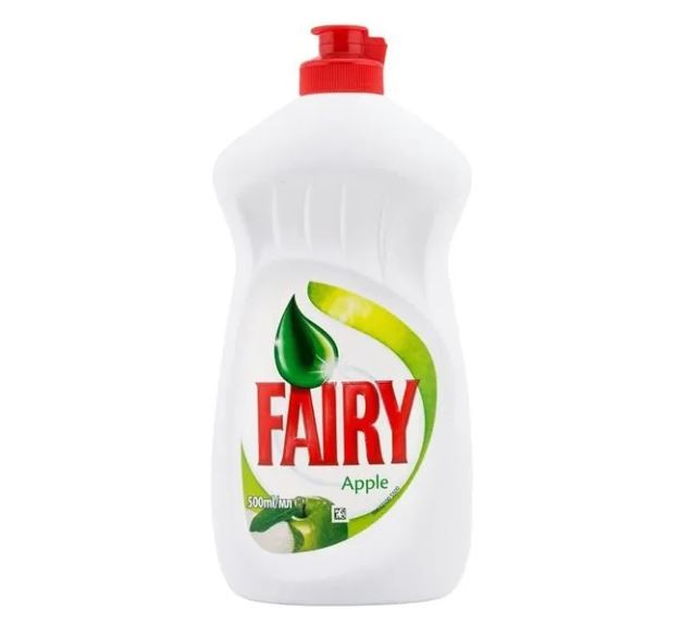 Dishwasher liquid "Fairy" 0.5L - ვაშლი