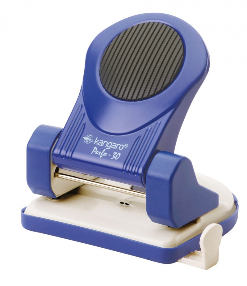 PAPER PUNCH KANGARO PERFO-30, 30 SHEETS, ROYAL BLUE
