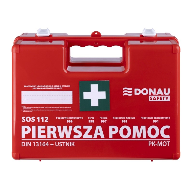 FIRST AID KIT, K-10 +A, ORANGE