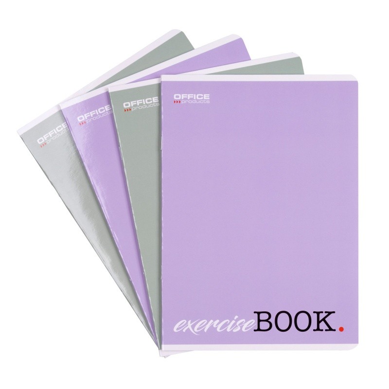 რვეული OFFICE PRODUCTS, A5, 32 ფურცელი, ხაზი, 60გრ., შერეული სადა ფერები